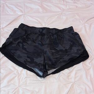 Athletic Works Black Camo Shorts Lightweight Moisture-Wicking